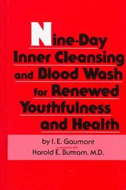 Cover of: Nine-day inner cleansing and blood wash for renewed youthfulness and health