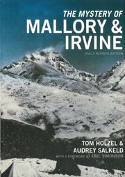 Cover of: The Mystery Of Mallory And Irvine by Tom Holzel