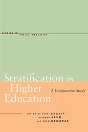 Cover of: Stratification in Higher Education: A Comparative Study