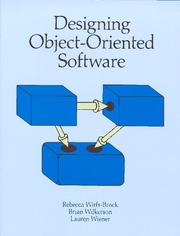 Cover of: Designing object-oriented software by Rebecca Wirfs-Brock