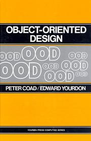 Object oriented design by Peter Coad