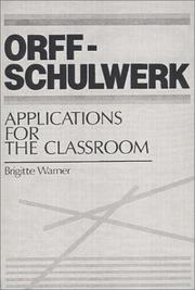 Orff-Schulwerk by Brigitte Warner