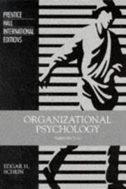 Cover of: Organizational Psychology by Schein, Edgar H.