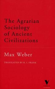 Cover of: The Agrarian Sociology of Ancient Civilizations (Verso Classic)