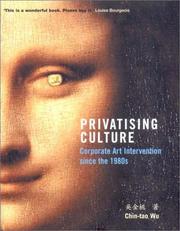 Privatising culture by Chin-Tao Wu