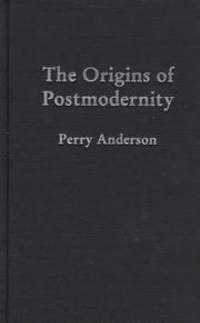 Cover of: The origins of postmodernity