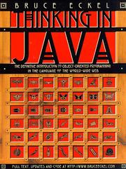 Cover of: Thinking in Java