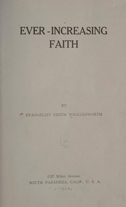 Cover of: Ever-increasing faith