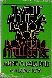 Cover of: Twenty minutes a day to a more powerful intelligence