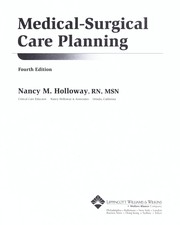 Cover of: Medical-surgical care planning