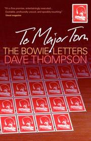 Cover of: To Major Tom: The Bowie Letters