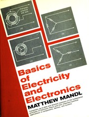 Cover of: Basics of electricity and electronics