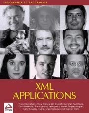 Cover of: XML Applications