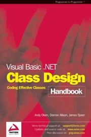 Visual Basic .NET class design handbook