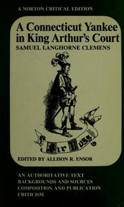 Cover of: Clemens Connecticut Yankee in King Arthur'S Cour T (Nce) (Editor - Ensor)