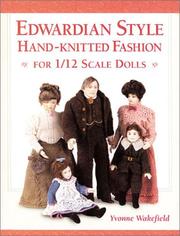 Edwardian style hand-knitted fashion for 1/12 scale dolls