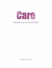 Care : personal lives and social policy