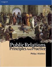 Cover of: Public Relations: Principles and Practice