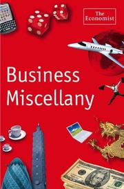 Cover of: Business Miscellany (Economist )