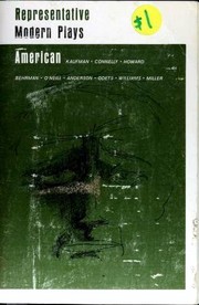 Cover of: Representative Modern Plays: American
