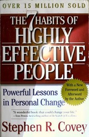 Cover of: The 7 habits of highly effective people by Stephen R. Covey