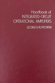 Cover of: Handbook of integrated-circuit operational amplifiers