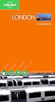 Cover of: Lonely Planet London Condensed (Condensed Guides)