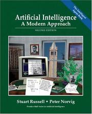 Cover of: Artificial intelligence: A modern approach