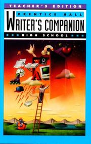 Cover of: Prentice Hall Writers Companion: High School; Teachers Ed