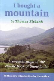 I bought a mountain by Thomas Firbank