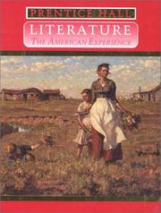 Cover of: Prentice Hall Literature: The American Experience