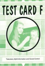 Cover of: Test Card F by Anonymous, et al