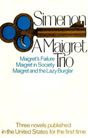 Cover of: A Maigret trio
