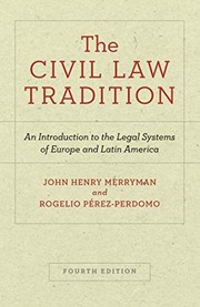 Cover of: The Civil Law Tradition by John Henry Merryman