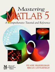 Cover of: Mastering MATLAB 5 by Duane C. Hanselman