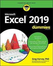 Cover of: Excel 2019 For Dummies by Greg Harvey