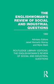 Cover of: The Englishwoman's Review of Social and Industrial Questions: 1882