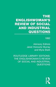 Cover of: The Englishwoman's Review of Social and Industrial Questions: 1892