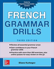 Cover of: French Grammar Drills, Third Edition