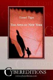 Cover of: The Apes of New York