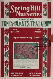Cover of: Catalog of trees and plants that grow