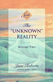 Cover of: The "Unknown" Reality, Vol. 2 by Seth, Jane Roberts
