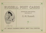 Cover of: Russell post cards: reproduced from original paintings of C.M. Russell