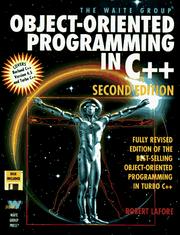 The Waite Group's object-oriented programming in C++ by Robert Lafore