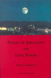 Cover of: Poems of Jerusalem ; and, Love poems: a bilingual edition