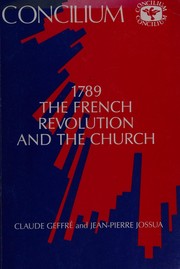 Cover of: 1789: the French Revolution and the Church