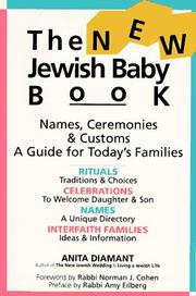 The New Jewish Baby Book by Anita Diamant