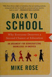 Cover of: Back to school: why everyone deserves a second chance at education