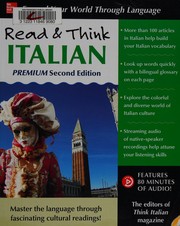 Cover of: Read & think Italian