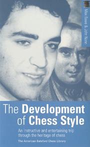 Cover of: The Development of Chess Style